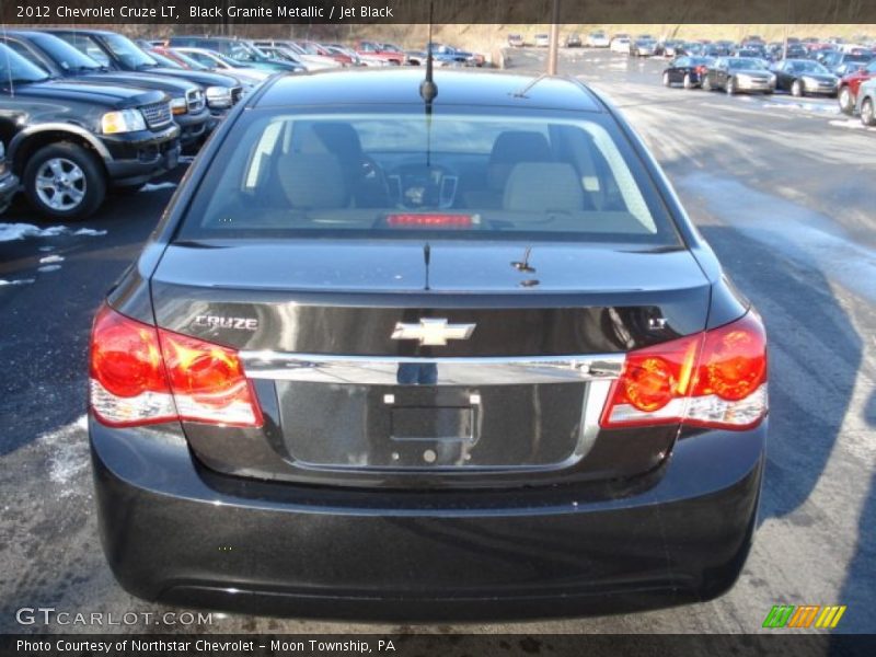 Black Granite Metallic / Jet Black 2012 Chevrolet Cruze LT