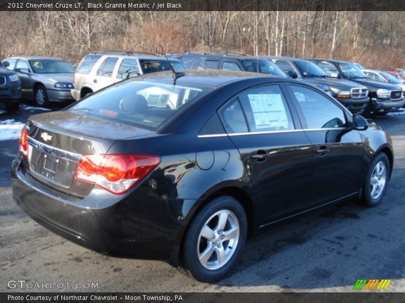 Black Granite Metallic / Jet Black 2012 Chevrolet Cruze LT