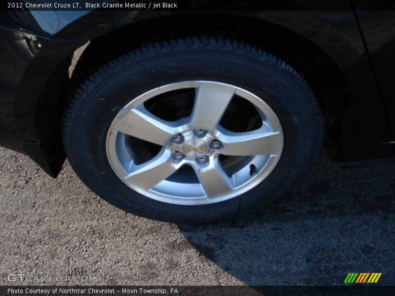 Black Granite Metallic / Jet Black 2012 Chevrolet Cruze LT