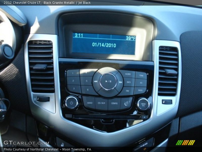 Black Granite Metallic / Jet Black 2012 Chevrolet Cruze LT