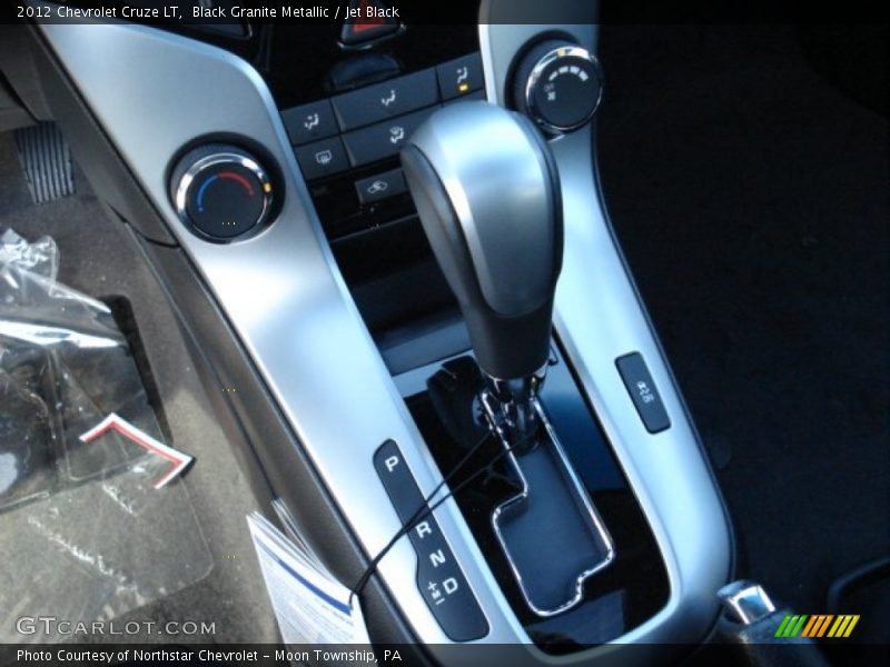 Black Granite Metallic / Jet Black 2012 Chevrolet Cruze LT