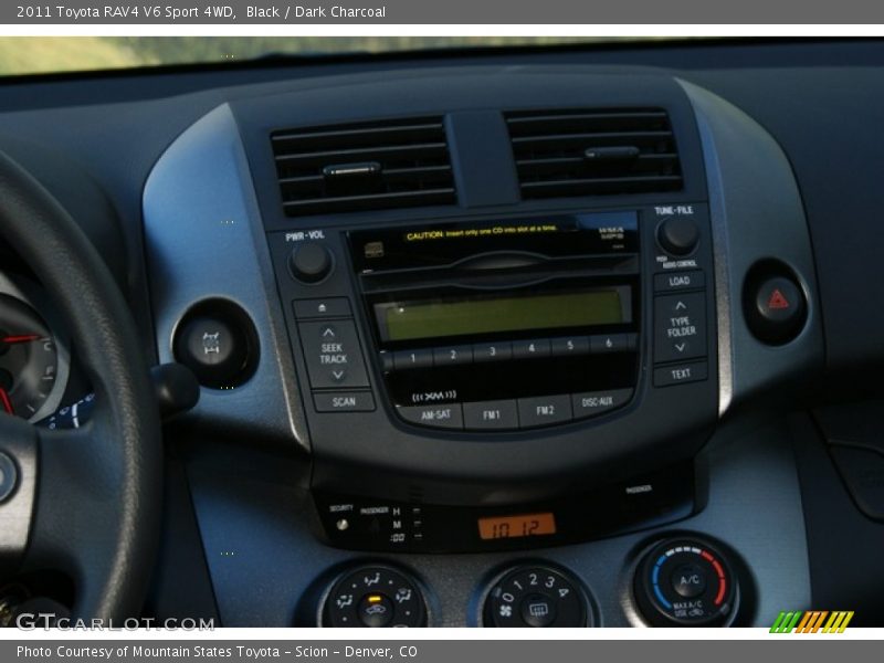 Black / Dark Charcoal 2011 Toyota RAV4 V6 Sport 4WD