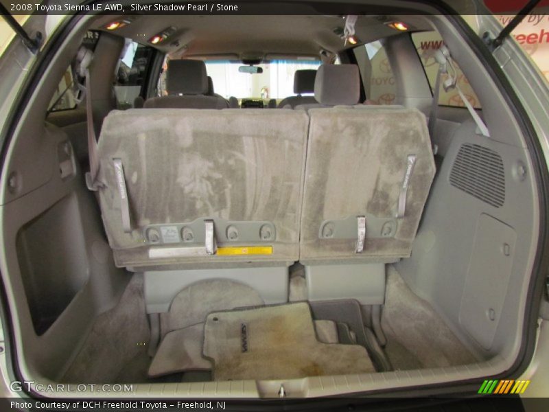 Silver Shadow Pearl / Stone 2008 Toyota Sienna LE AWD