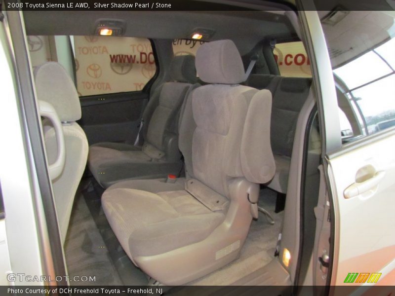 Silver Shadow Pearl / Stone 2008 Toyota Sienna LE AWD