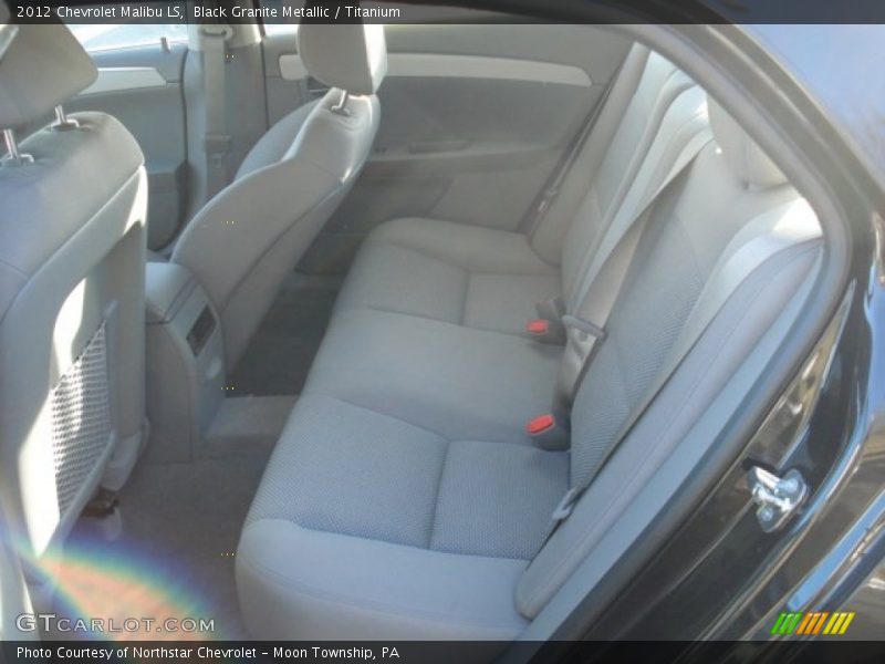 Black Granite Metallic / Titanium 2012 Chevrolet Malibu LS
