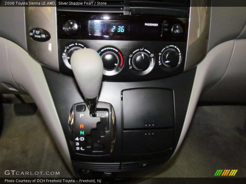 Silver Shadow Pearl / Stone 2008 Toyota Sienna LE AWD