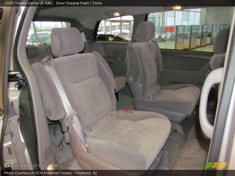 Silver Shadow Pearl / Stone 2008 Toyota Sienna LE AWD