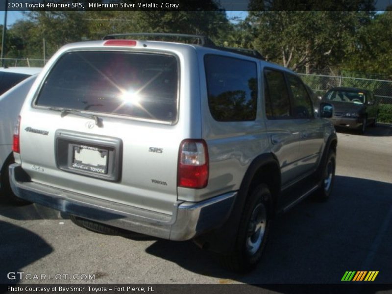 Millennium Silver Metallic / Gray 2001 Toyota 4Runner SR5