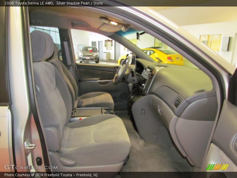 Silver Shadow Pearl / Stone 2008 Toyota Sienna LE AWD