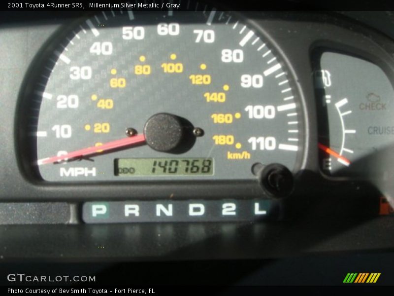 Millennium Silver Metallic / Gray 2001 Toyota 4Runner SR5