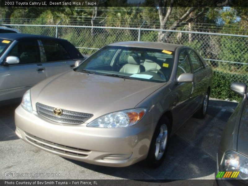 Desert Sand Mica / Taupe 2003 Toyota Camry LE