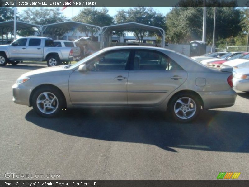 Desert Sand Mica / Taupe 2003 Toyota Camry LE