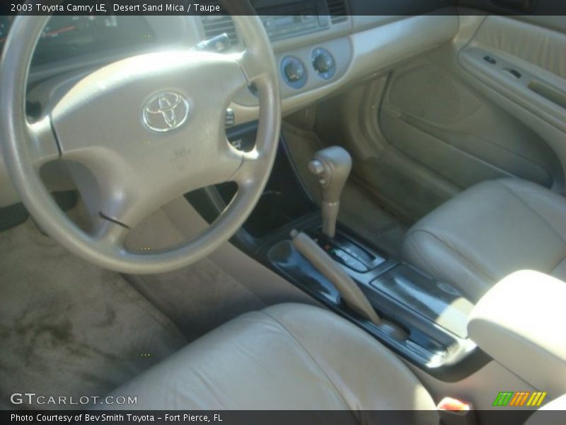 Desert Sand Mica / Taupe 2003 Toyota Camry LE