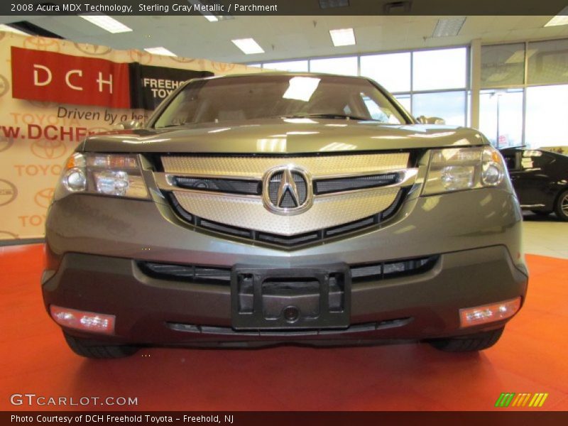 Sterling Gray Metallic / Parchment 2008 Acura MDX Technology