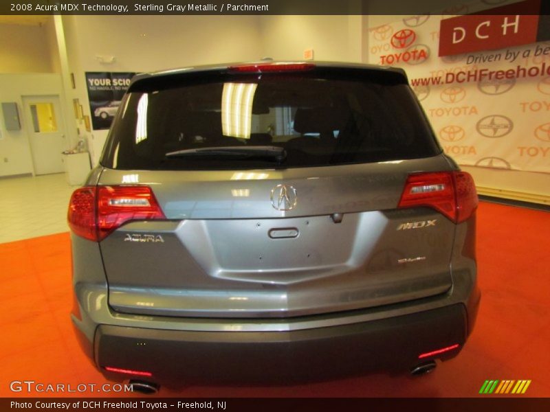 Sterling Gray Metallic / Parchment 2008 Acura MDX Technology
