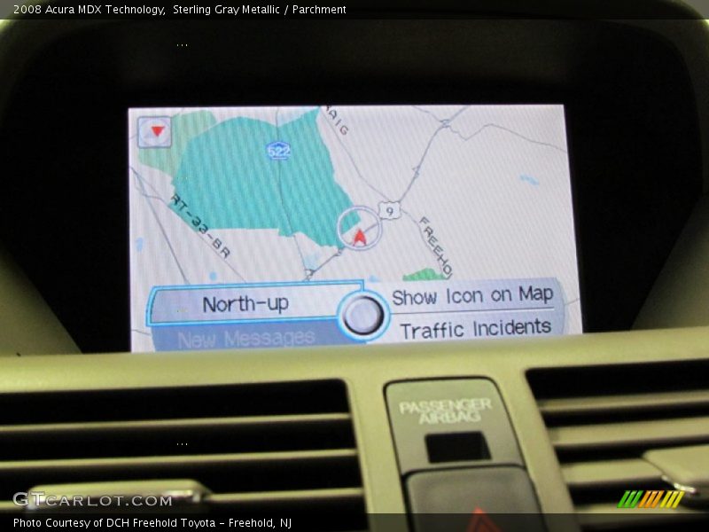Sterling Gray Metallic / Parchment 2008 Acura MDX Technology