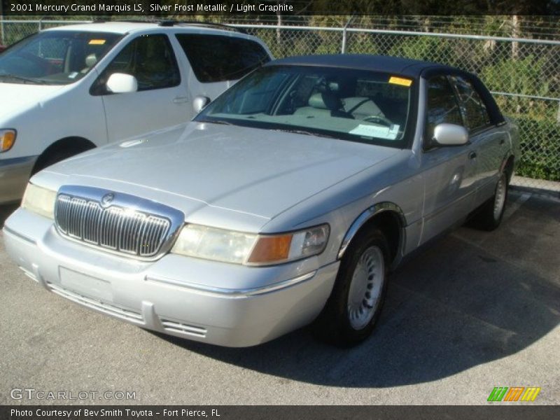 Silver Frost Metallic / Light Graphite 2001 Mercury Grand Marquis LS