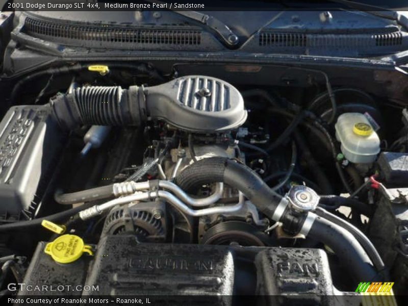  2001 Durango SLT 4x4 Engine - 5.9 Liter OHV 16-Valve V8
