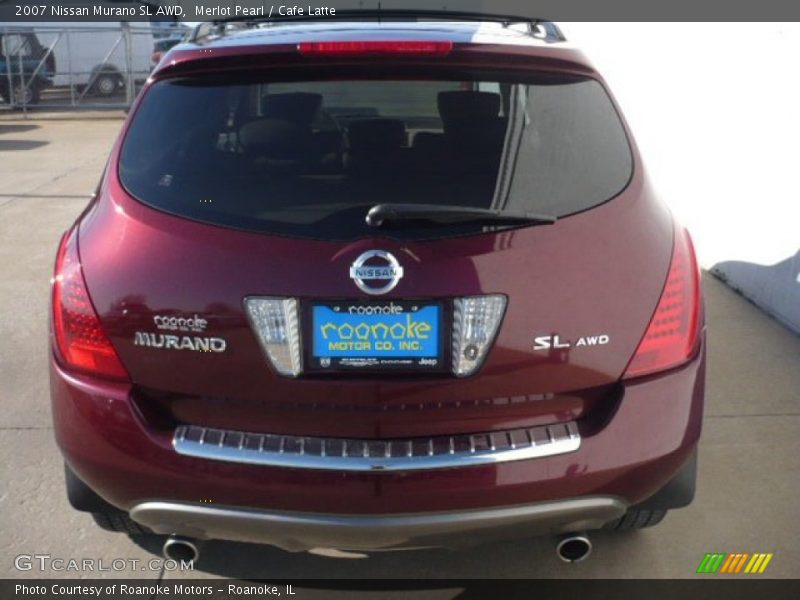 Merlot Pearl / Cafe Latte 2007 Nissan Murano SL AWD