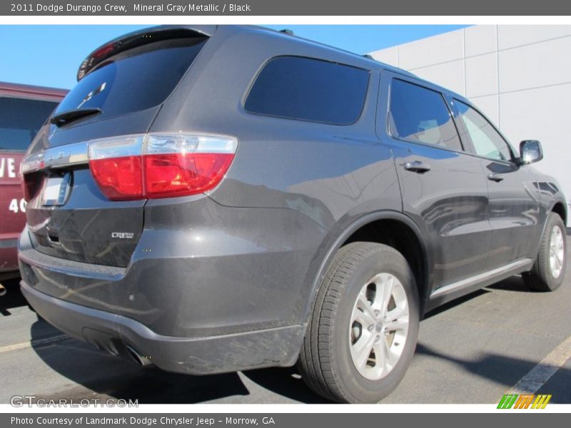 Mineral Gray Metallic / Black 2011 Dodge Durango Crew