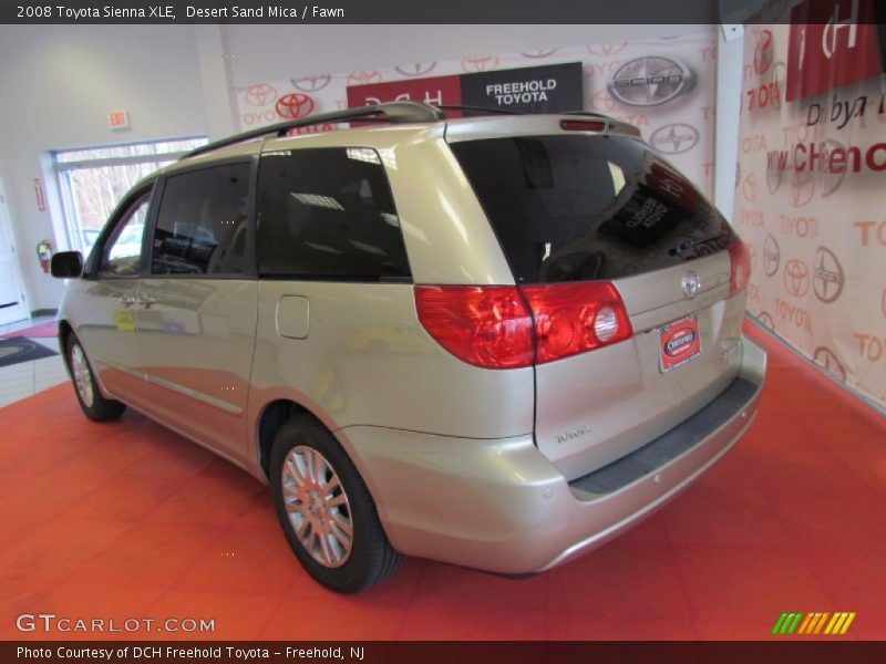 Desert Sand Mica / Fawn 2008 Toyota Sienna XLE
