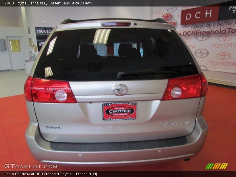 Desert Sand Mica / Fawn 2008 Toyota Sienna XLE