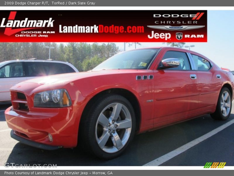 TorRed / Dark Slate Gray 2009 Dodge Charger R/T