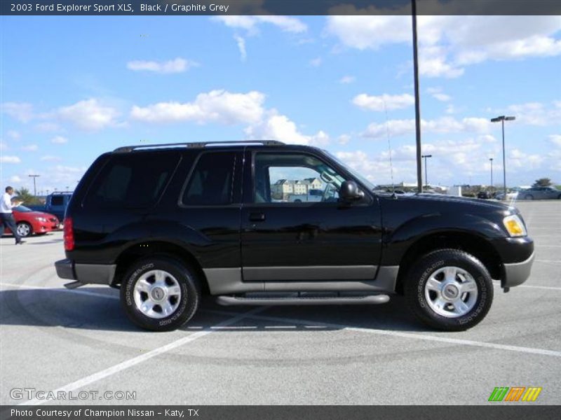Black / Graphite Grey 2003 Ford Explorer Sport XLS