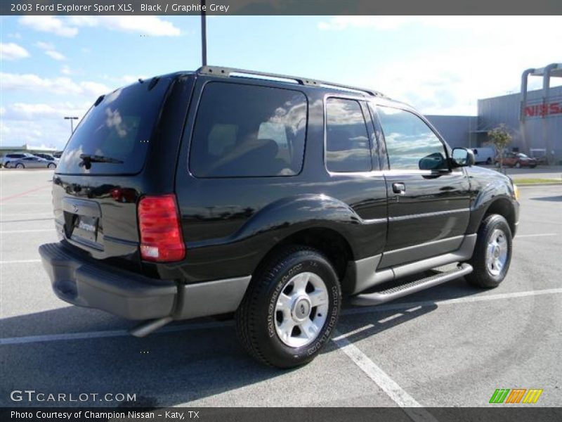 Black / Graphite Grey 2003 Ford Explorer Sport XLS