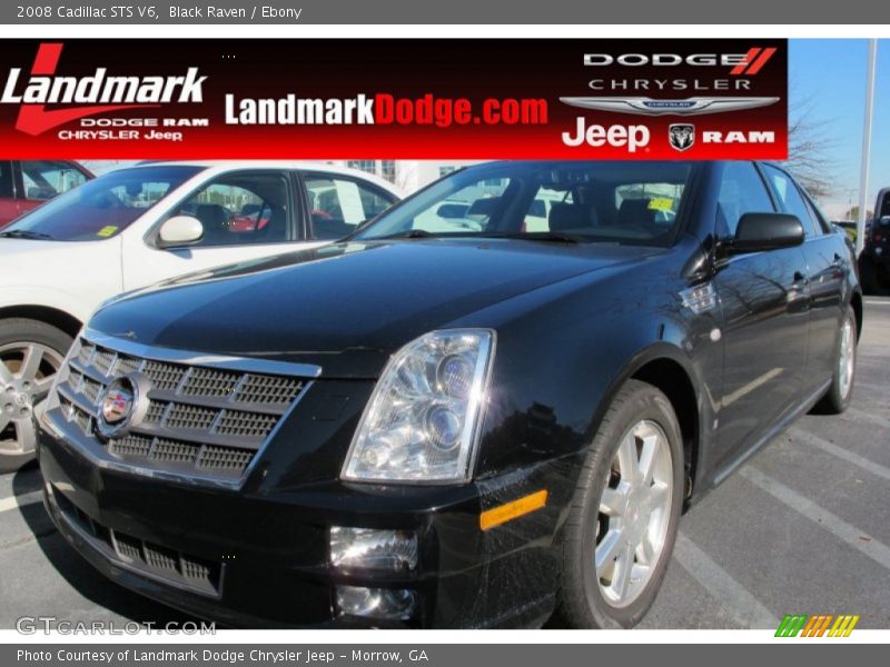 Black Raven / Ebony 2008 Cadillac STS V6