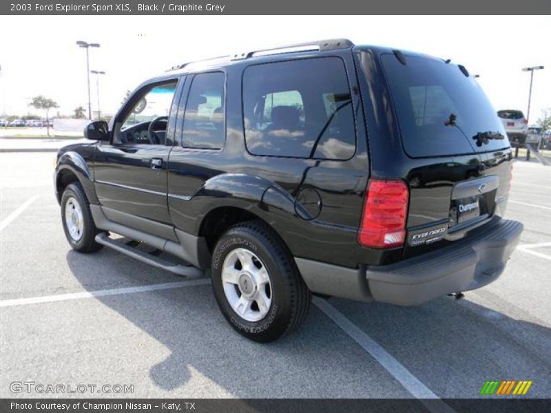 Black / Graphite Grey 2003 Ford Explorer Sport XLS