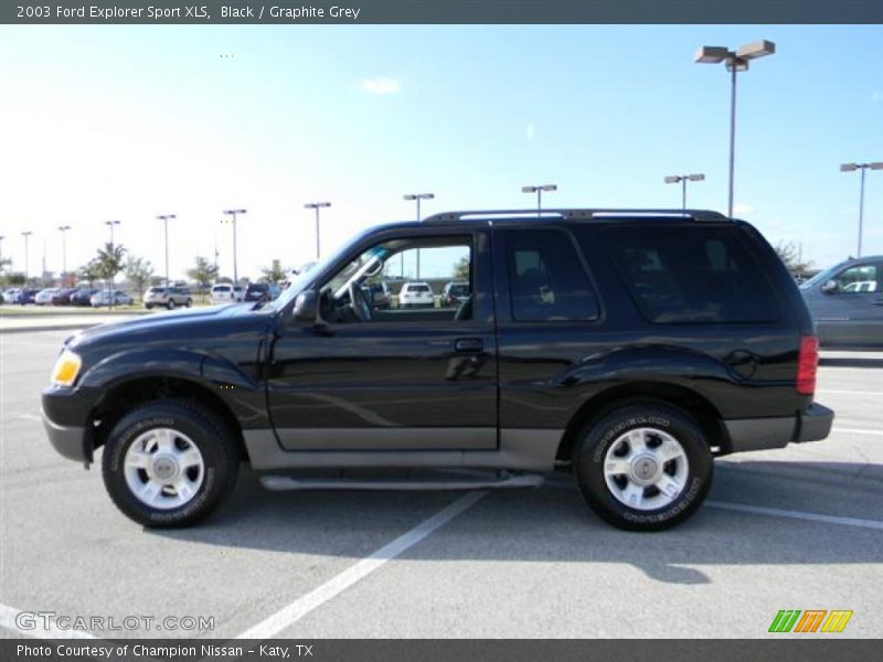 Black / Graphite Grey 2003 Ford Explorer Sport XLS