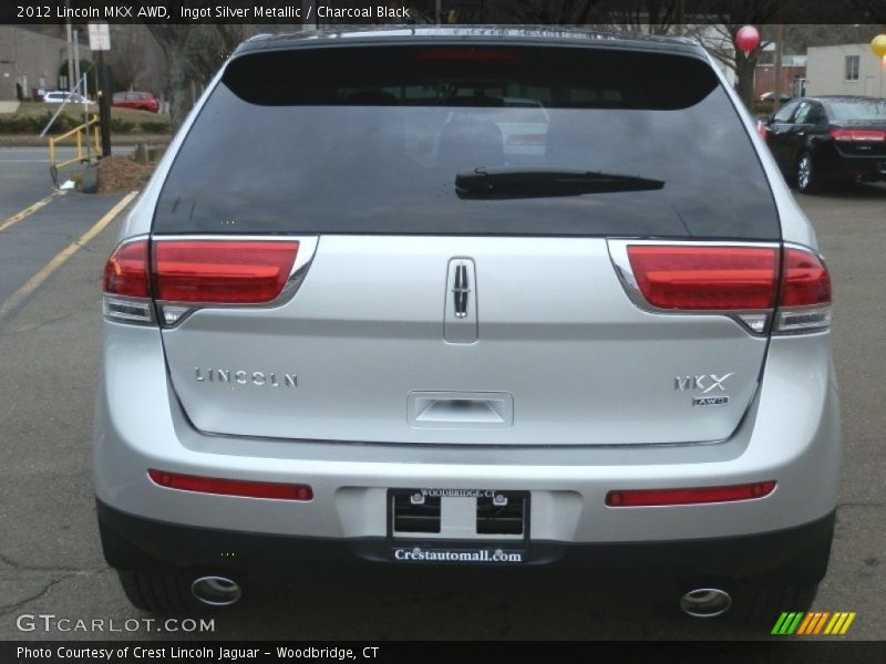 Ingot Silver Metallic / Charcoal Black 2012 Lincoln MKX AWD