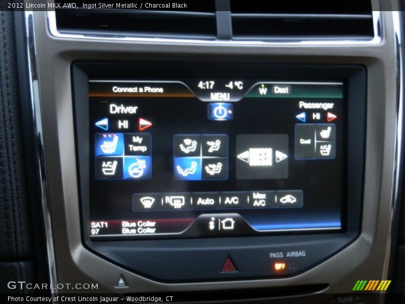 Ingot Silver Metallic / Charcoal Black 2012 Lincoln MKX AWD