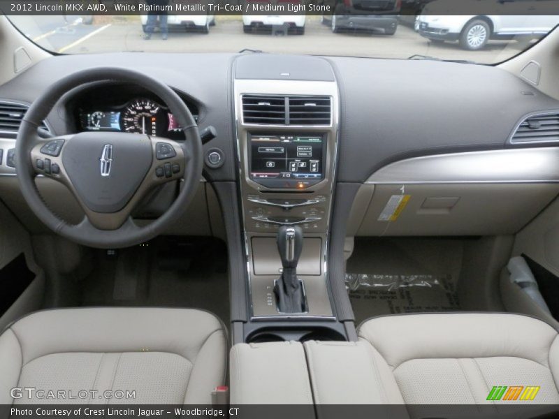 Dashboard of 2012 MKX AWD