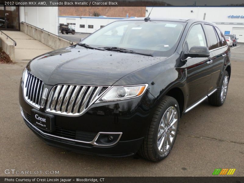 Tuxedo Black Metallic / Charcoal Black 2012 Lincoln MKX AWD