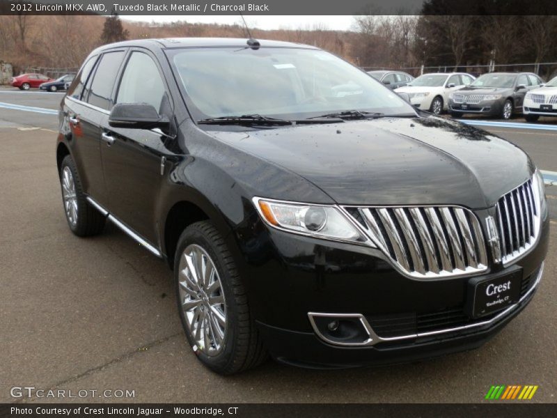 Tuxedo Black Metallic / Charcoal Black 2012 Lincoln MKX AWD