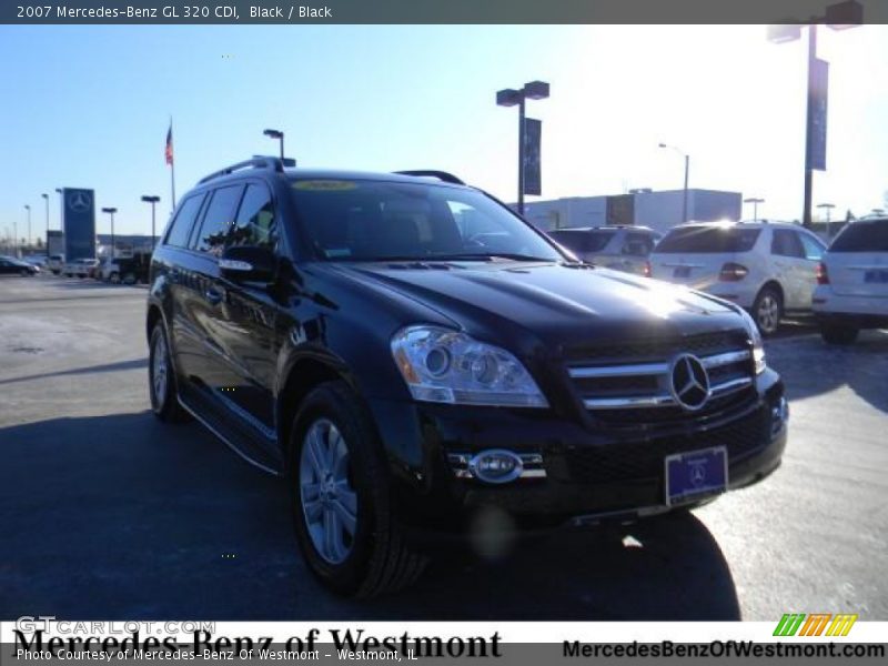 Black / Black 2007 Mercedes-Benz GL 320 CDI