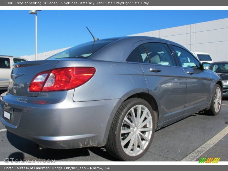 Silver Steel Metallic / Dark Slate Gray/Light Slate Gray 2008 Chrysler Sebring LX Sedan