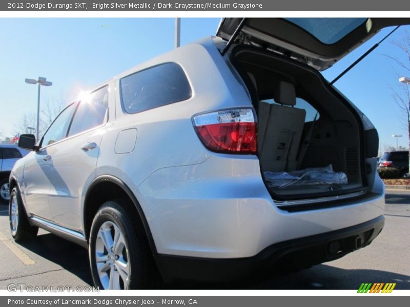Bright Silver Metallic / Dark Graystone/Medium Graystone 2012 Dodge Durango SXT