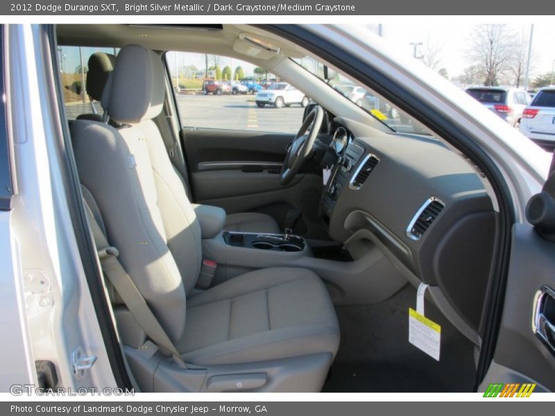 Bright Silver Metallic / Dark Graystone/Medium Graystone 2012 Dodge Durango SXT