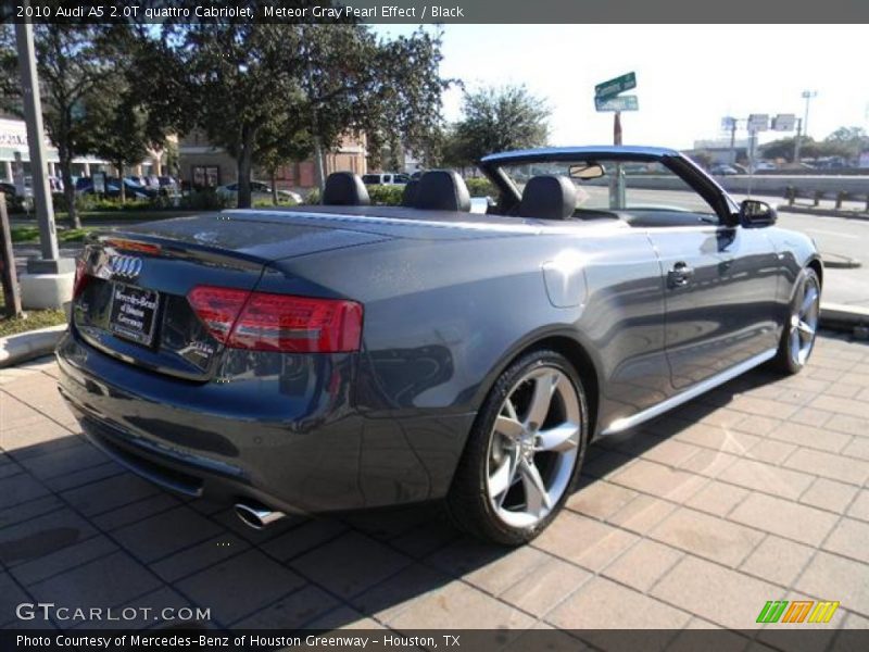 Meteor Gray Pearl Effect / Black 2010 Audi A5 2.0T quattro Cabriolet