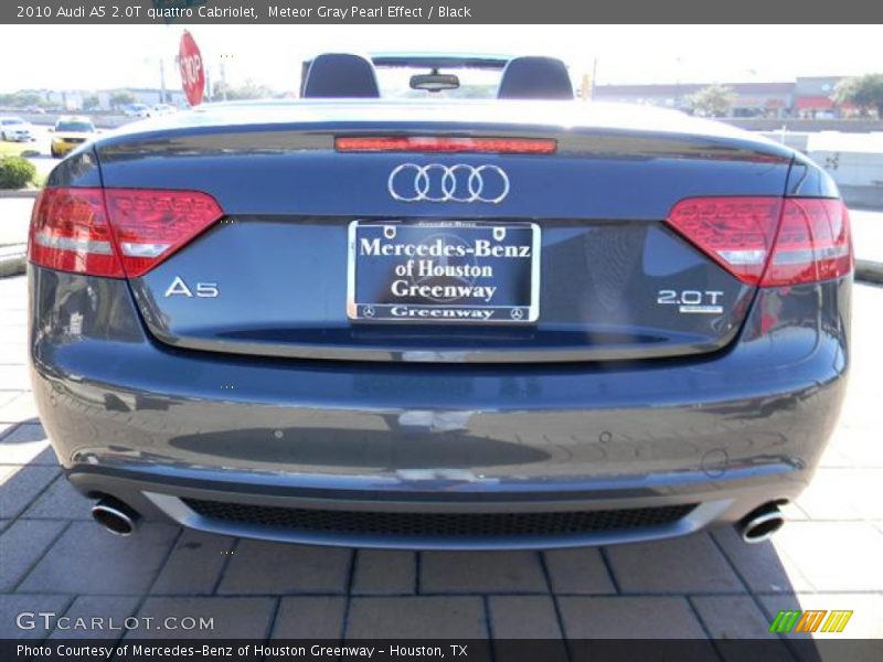 Meteor Gray Pearl Effect / Black 2010 Audi A5 2.0T quattro Cabriolet