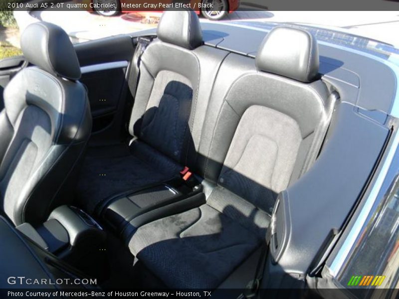 Meteor Gray Pearl Effect / Black 2010 Audi A5 2.0T quattro Cabriolet