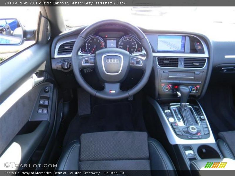 Meteor Gray Pearl Effect / Black 2010 Audi A5 2.0T quattro Cabriolet