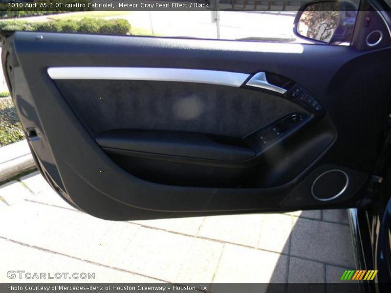 Meteor Gray Pearl Effect / Black 2010 Audi A5 2.0T quattro Cabriolet