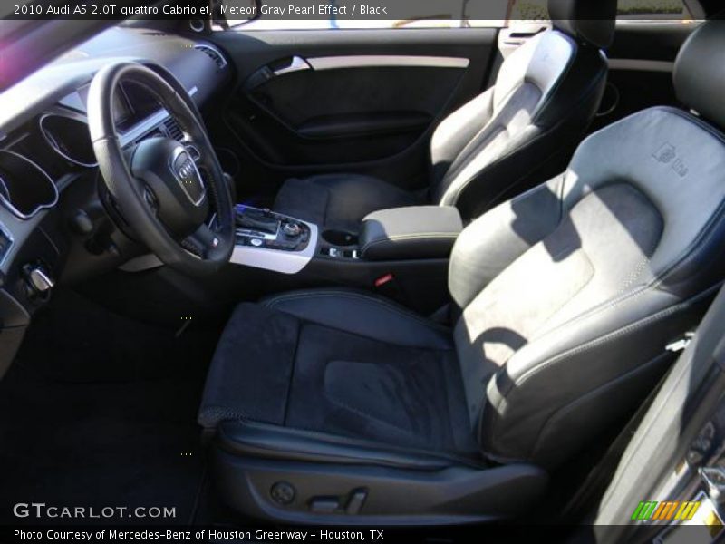 Meteor Gray Pearl Effect / Black 2010 Audi A5 2.0T quattro Cabriolet