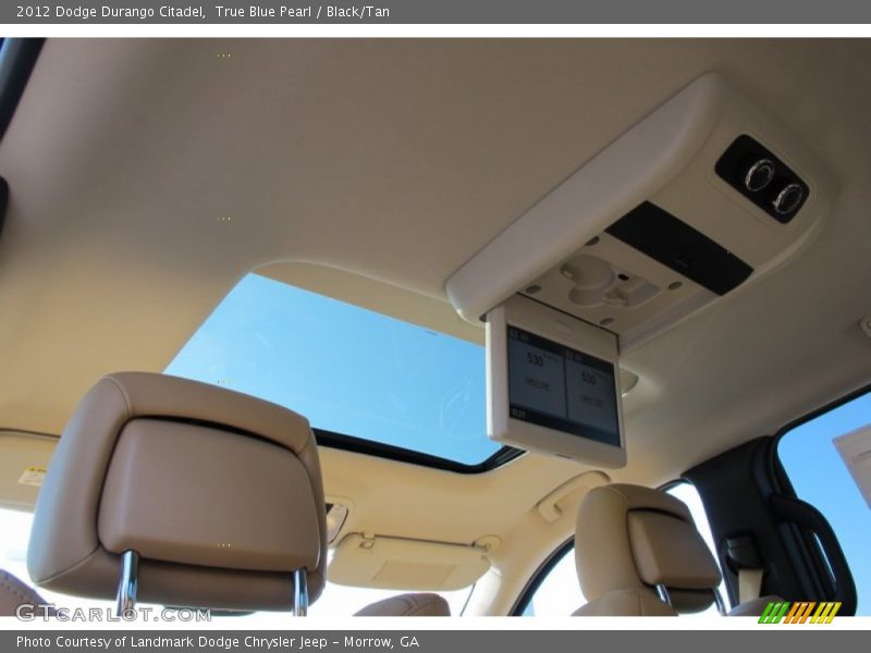 True Blue Pearl / Black/Tan 2012 Dodge Durango Citadel