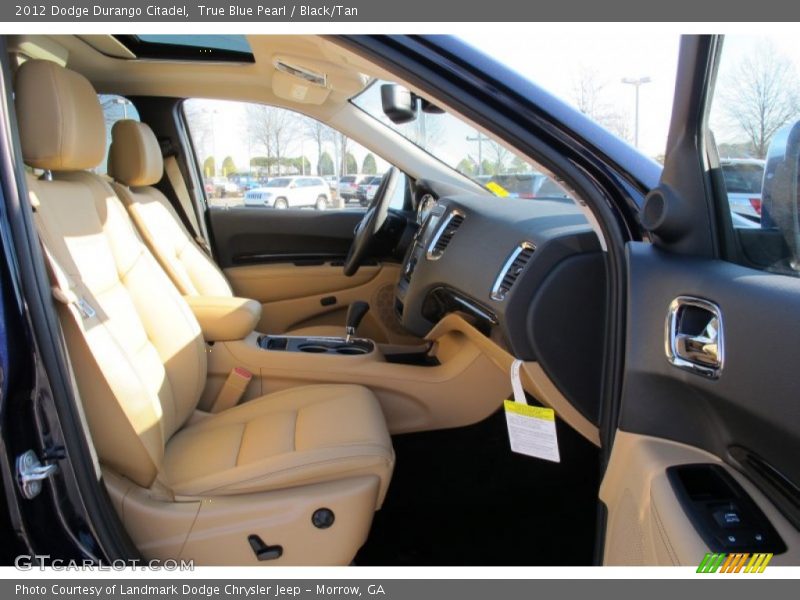 True Blue Pearl / Black/Tan 2012 Dodge Durango Citadel