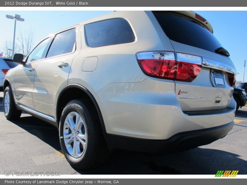 White Gold / Black 2012 Dodge Durango SXT